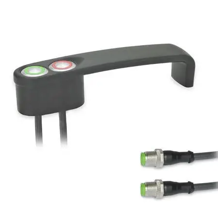Produktfoto 1 von GANTER NORM GN 422-ZD-T2-K-2-SW, Schrank U-Griffe, ZinkdruckSister