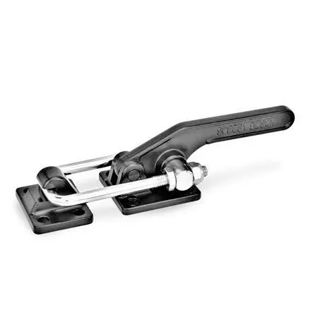 GANTER NORM GN 852-1700-T2-NI, Hakenverschluss-Kniehebelspanner, Heavy Duty