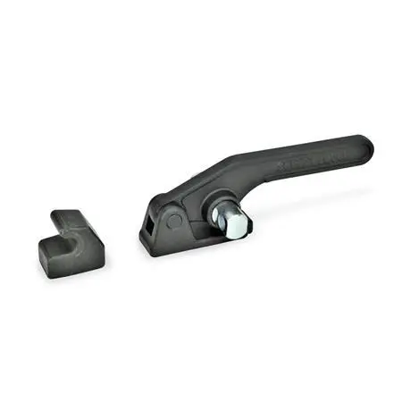 GANTER NORM GN 852-4000-TS-NI, Hakenverschluss-Kniehebelspanner, Heavy Duty