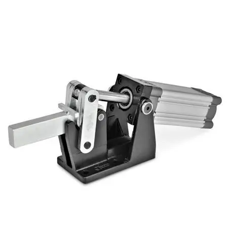 Produktfoto 1 von GANTER NORM GN 861-1000-EP-M, Kniehebelspanner, Stahl, pneumatisch, Heavy Duty