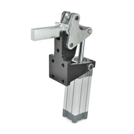 Produktfoto 1 von GANTER NORM GN 863-2000-EPV-M, Kniehebelspanner, Stahl, pneumatisch, Heavy Duty