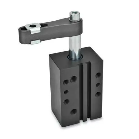 Produktfoto 1 von GANTER NORM GN 875-20-12-L-B, Schwenkspanner,  pneumatisch, in Blockausführung