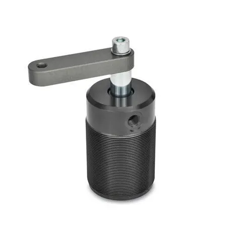 Produktfoto 1 von GANTER NORM GN 876-25-14-L-B, Schwenkspanner,  pneumatisch, m. Einschraubgewinde