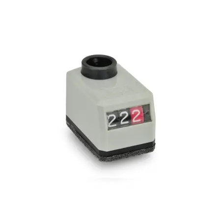 GANTER NORM GN 955-01.0-FR-R-OR, Positionsanzeiger, 3-stellig, digitale Anzeige