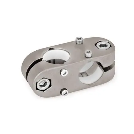 Produktfoto 1 von GANTER NORM GN 131.2-G18-G18-2-NI, Zwei-Wege-Linearantriebsverbinder
