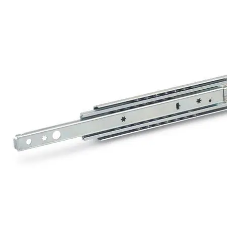 Produktfoto 1 von GANTER NORM GN 1424-500-B-2-ZB, Teleskopschienen