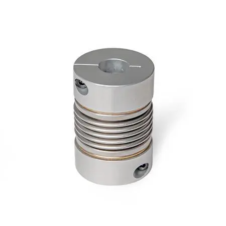 GANTER NORM GN 2244-27-B8-8-AL-NI, Faltenbalgkupplungen, mit Spannnabe
