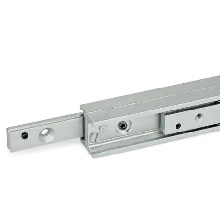 Produktfoto 1 von GANTER NORM GN 2408-43-930-GG, Teleskop-Linearschienen