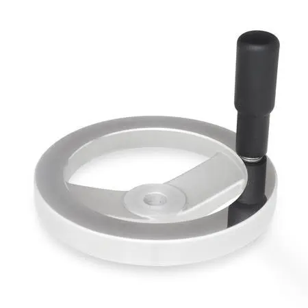 Produktfoto 1 von GANTER NORM GN 322-200-K20-R, Speichenhandräder, glatt, Rand poliert