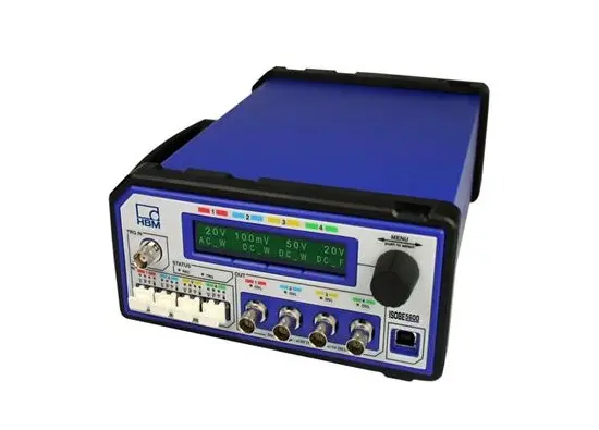 Produktfoto 1 von HBM Messtechnik 1-GENIS-4M, ISOBE5600m - 4-Kanal-Empfänger
