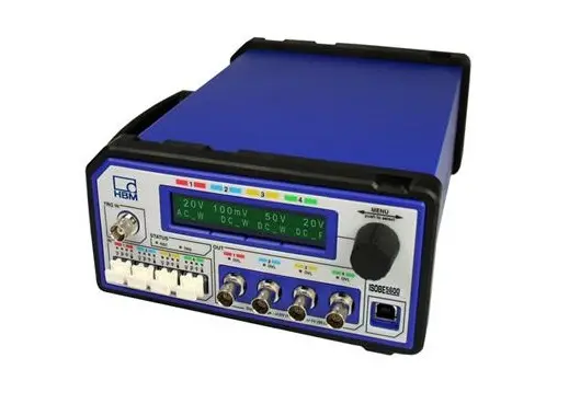Produktfoto 1 von HBM Messtechnik 1-GENIS-4R, ISOBE5600r - 4-Kanal-Empfänger