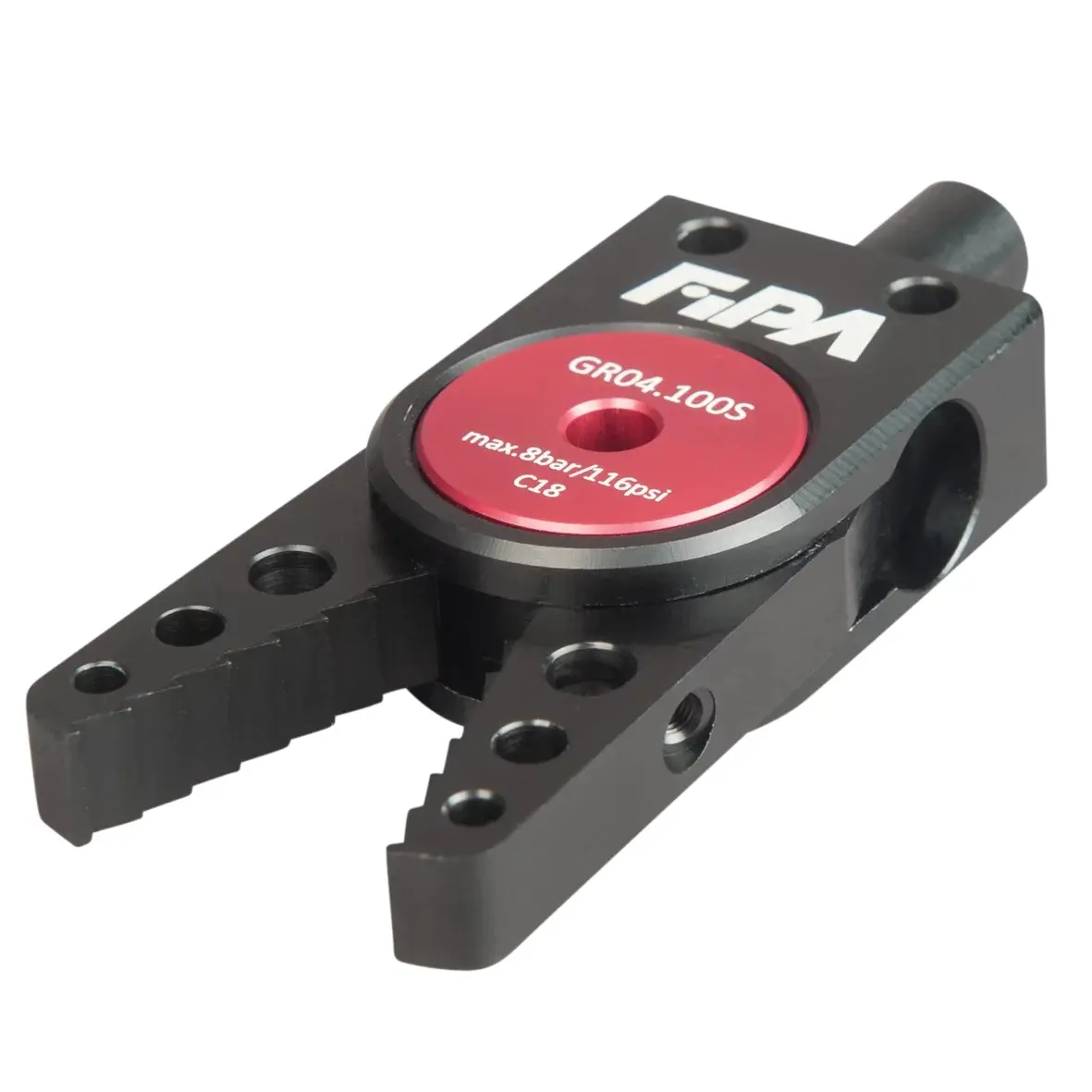 Produktfoto 1 von FIPA GR04.100S, Serie 100 Greifzange Sägezahn gerade, ohne Sensor