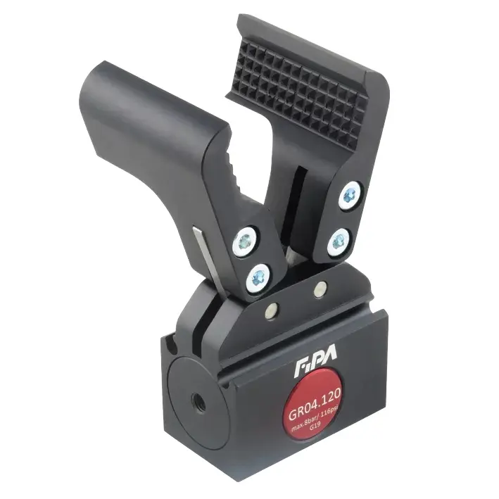 Produktfoto 1 von FIPA GR04.120DR, 2-Finger Winkelgreifer DR Backenform gerade, breit