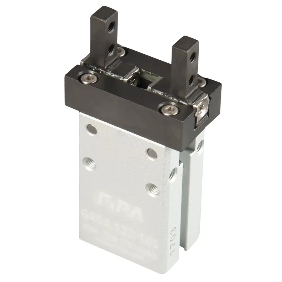 Produktfoto 1 von FIPA GR04.122-10S, 2-Finger Parallelgreifer Kolben-Ø10mm, Gesamthub 4mm