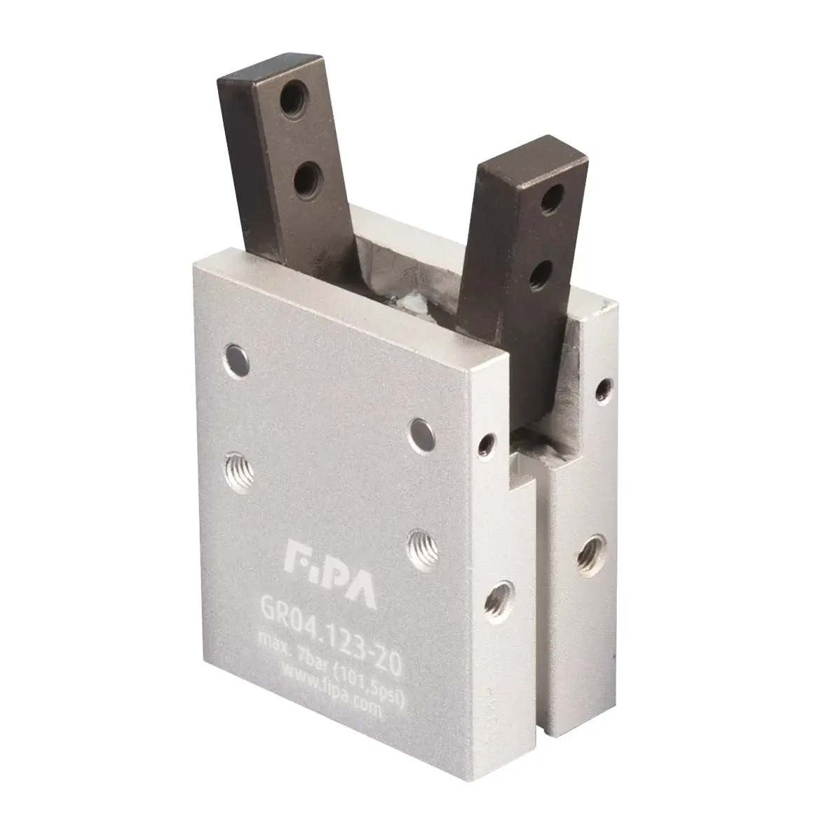 FIPA GR04.123-20, 2-Finger Winkelgreifer 40° Schließkraft bei 6 bar 100 N