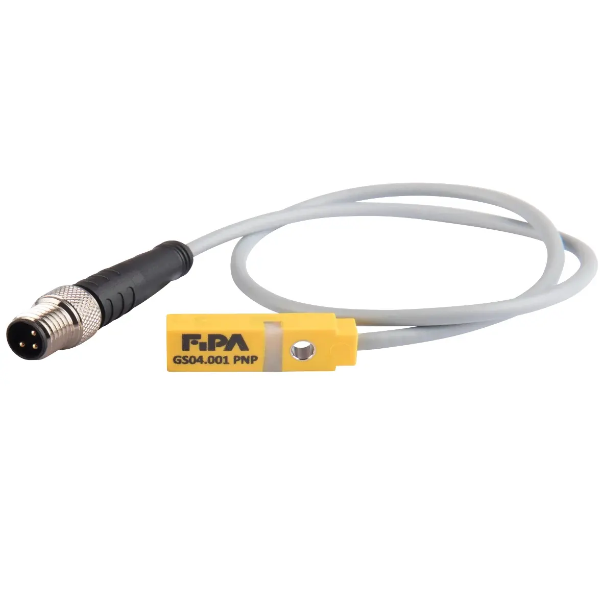 Produktfoto 1 von FIPA GS04.001, Induktivsensor PNP, NO, T-Nut M8-Stecker, 3-Pol, 0,3 m