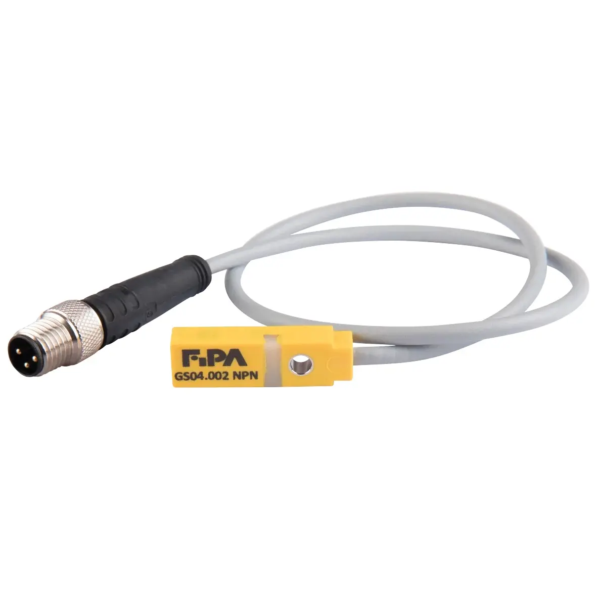 Produktfoto 1 von FIPA GS04.002, Induktivsensor NPN, NO, T-Nut M8-Stecker, 3-Pol, 0,3 m