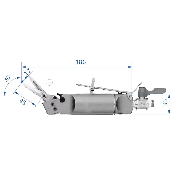 Produktfoto 1 von FIPA GT-H12K, Spezialschere, runde Form ohne Schneideinsatz