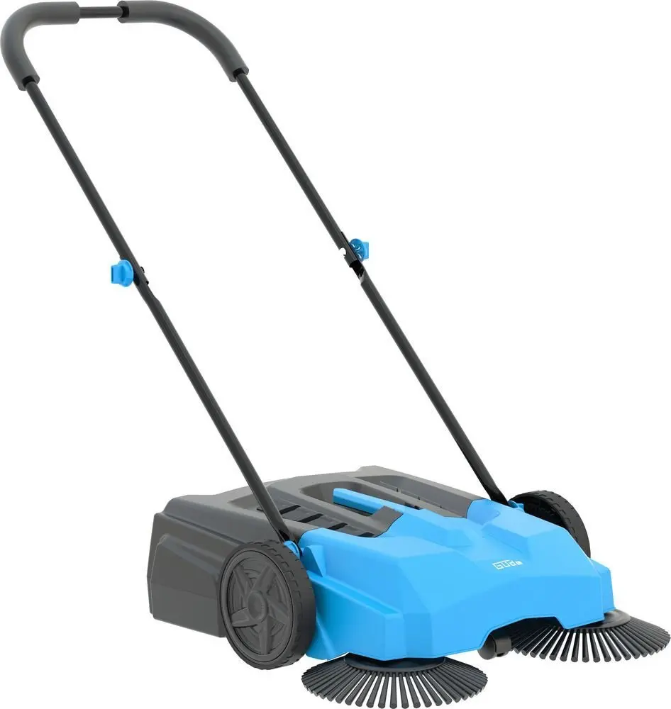 Produktfoto 1 von Güde 16804, Kehrmaschine GKM 650 3-Bürsten Kehrbreite 650mm 22l Behälter