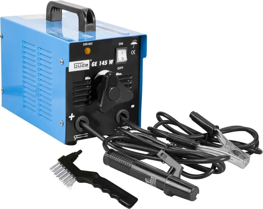 Produktfoto 1 von Güde 20001, Q9 Elektrodenschweißgerät GE 145 W Elektroden Schweißgerät