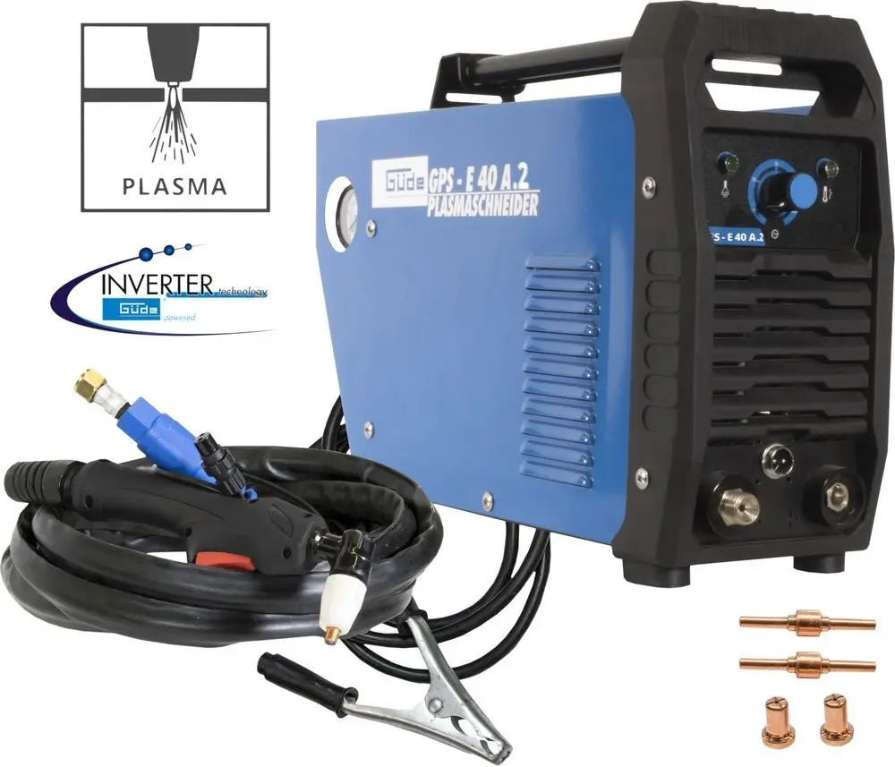 Produktfoto 1 von Güde 20092, Plasmaschneider GPS-E 40 A.2 max. 12 mm Stahl Edelstahl Kupfer Alu