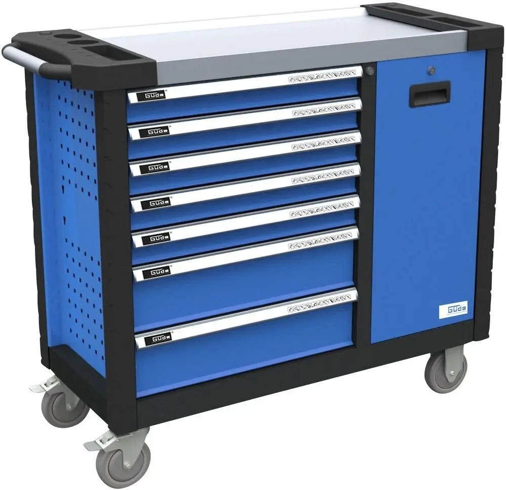 Güde 39128, Werkstattwagen Premium GWPV 7/1 belastbar bis 400 kg 7 Schubladen