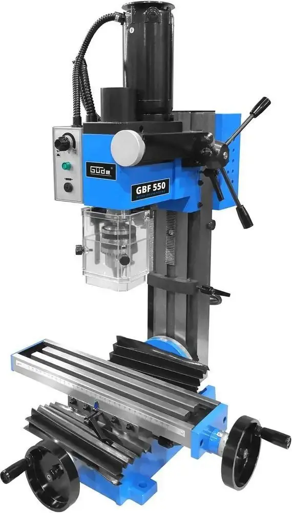 Produktfoto 1 von Güde 48140, Q9 Mini Bohr- & Fräsmaschine GBF 550 Bohrkopf Spindelaufnahme