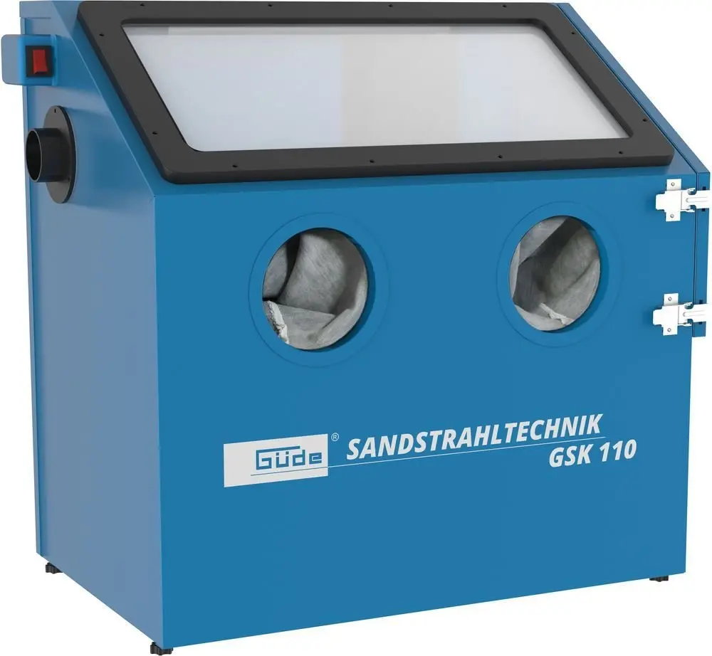 Produktfoto 1 von Güde 40020, Sandstrahlkabine GSK 110 110 Liter max. 8 bar Keramikdüse
