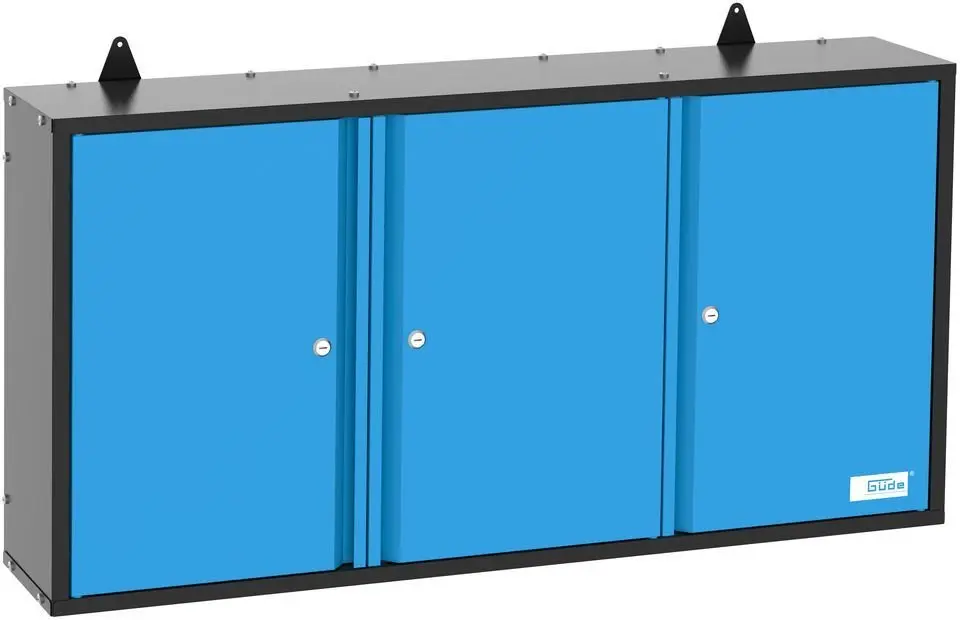 Produktfoto 1 von Güde 40476, Wandschrank GWS 3T 3 Fachböden 3 separat abschließbare Türen