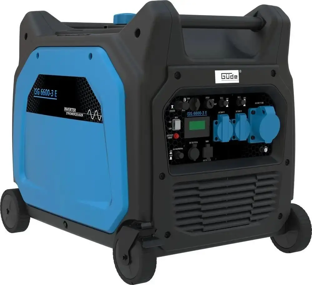 Produktfoto 1 von Güde Generator Inverter Stromerzeuger ISG 6600-3 E 6000W 10PS 230V CEE (32A)