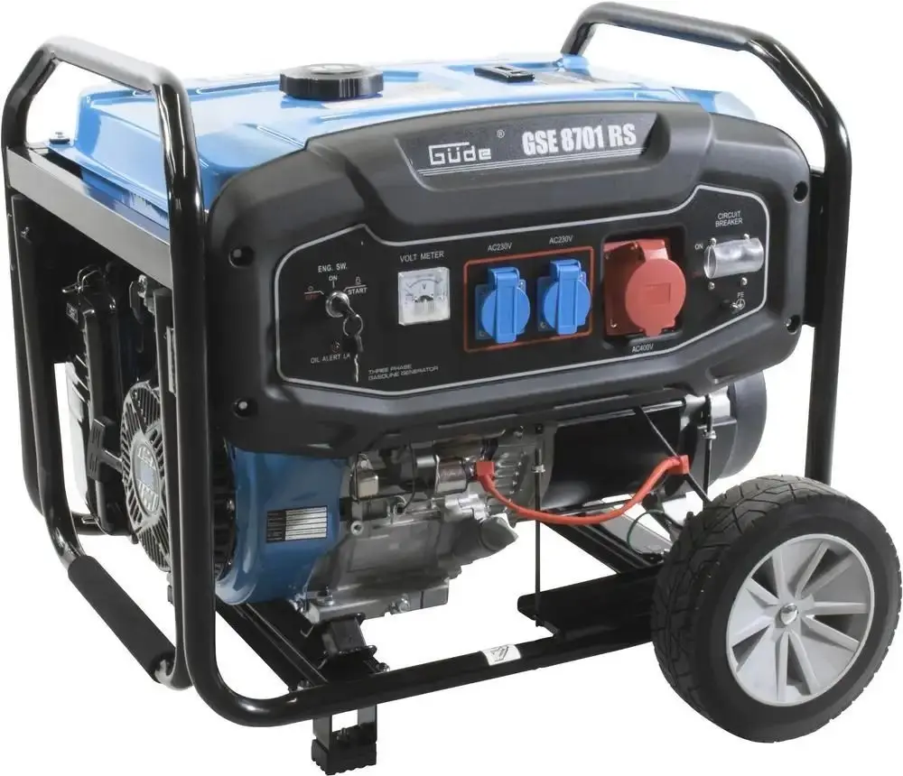 Produktfoto 1 von Güde Generator Stromerzeuger GSE 8701 RS 230/400V 7,8kW Reversier- + E-Start