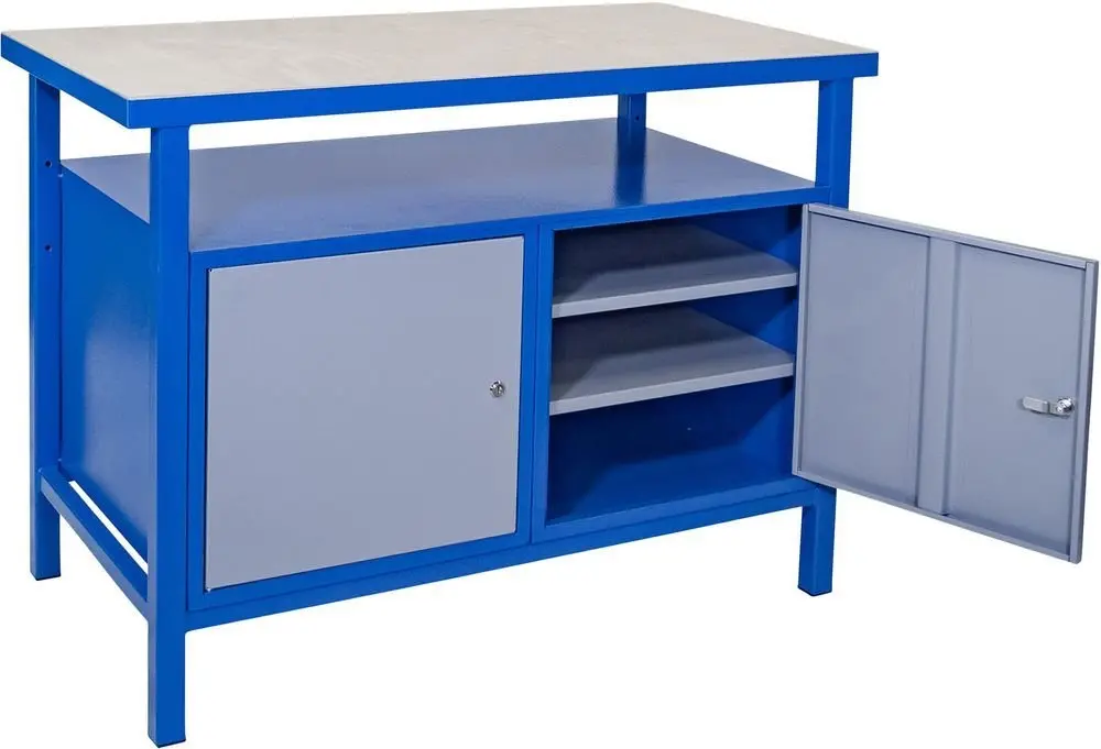 Produktfoto 1 von Güde 40924, Werkbank P 1200 TT Arbeitsplatte Buche Furnier max. 400kg