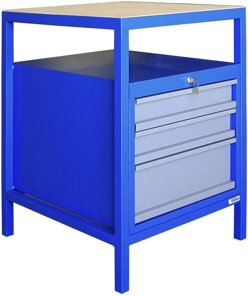 Produktfoto 1 von Güde 40974, Werkbank P 600 S 3 Schubladen Vollauszug Zentralverschluss