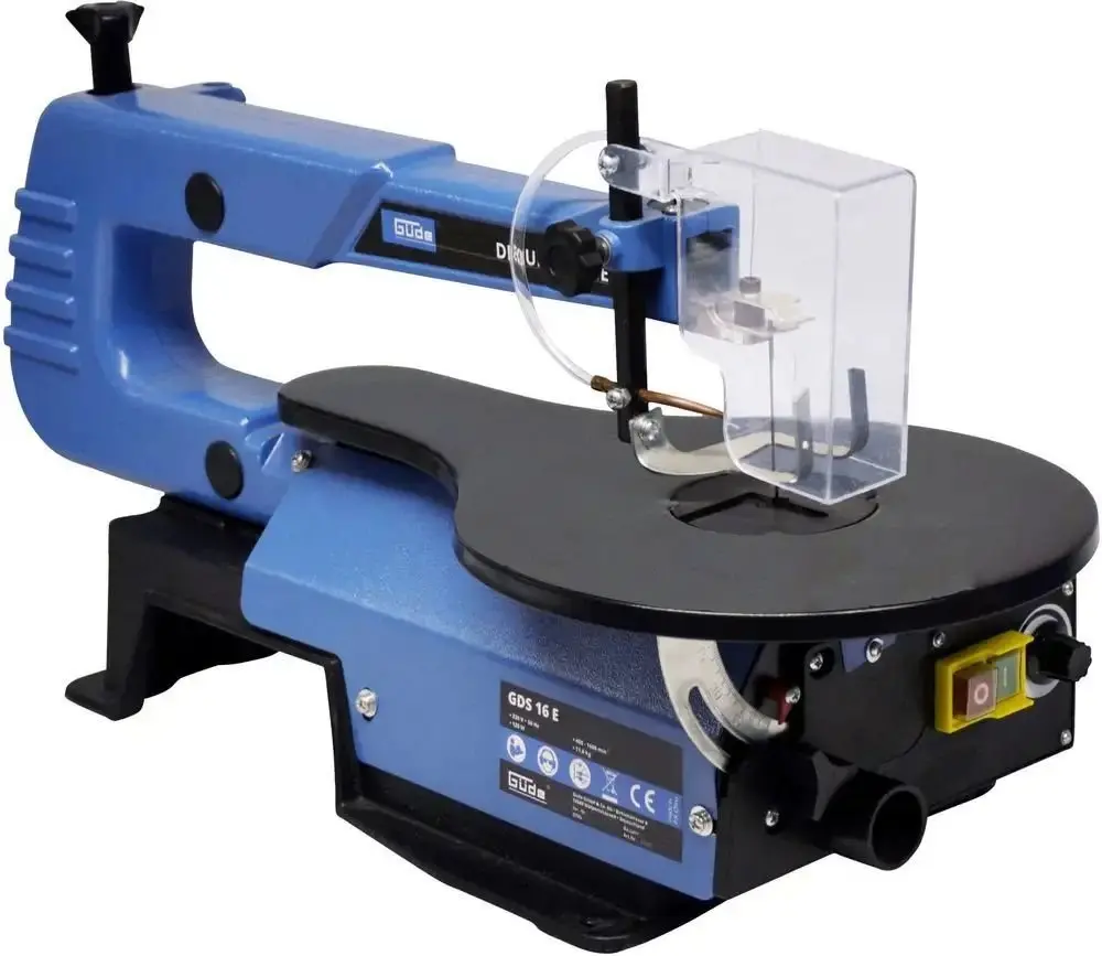 Produktfoto 1 von Güde 54992, Q9 Dekupiersäge GDS 16 E Modellbau +3 Sägebänder +2 Adapter