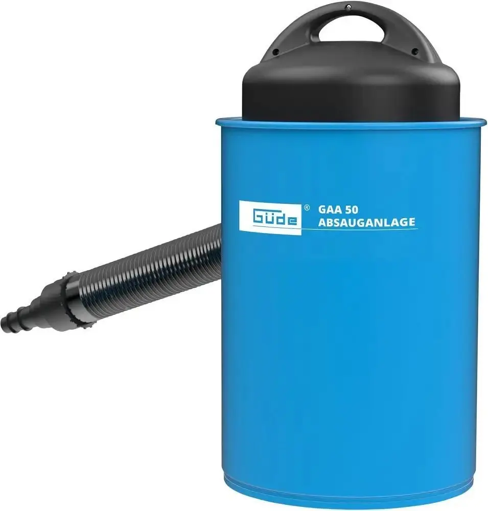 Produktfoto 1 von Güde 55136, Absauganlage GAA 50 230V/1100W 183 m³/h 50L Adapterset 4-tlg.