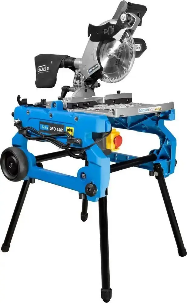 Produktfoto 1 von Güde 55174, Tischsäge Kappsäge Gehrungssäge GFO 1401 Flip-Over HM-Blatt