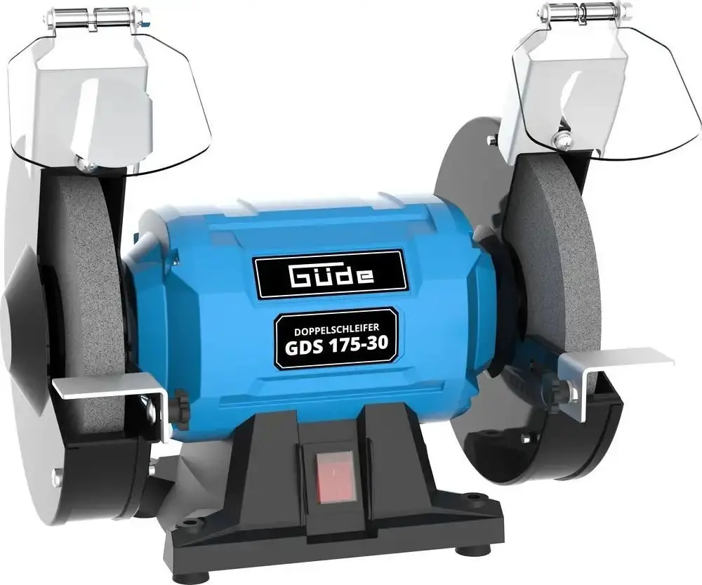 Produktfoto 1 von Güde 55236, Q9 Doppelschleifer GDS 175-30 230V 300W Grob/Feinscheibe 175mm