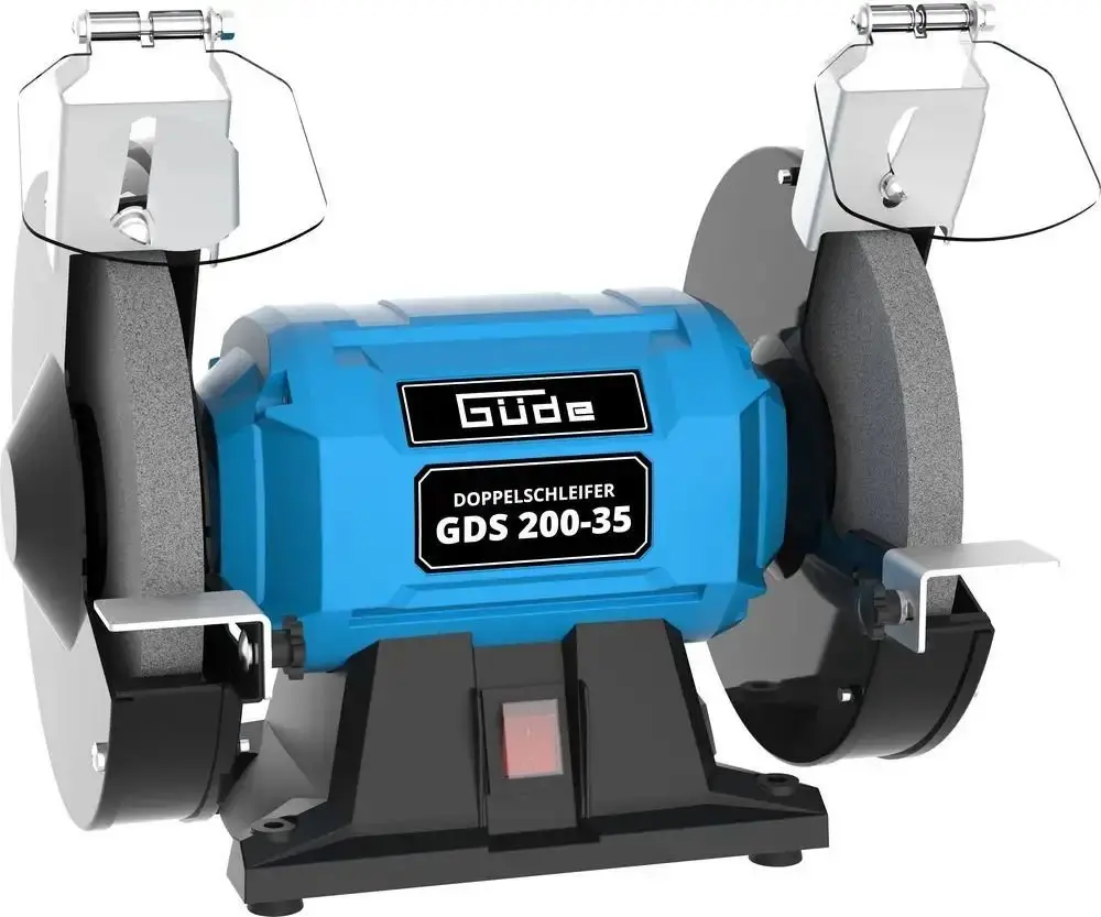 Produktfoto 1 von Güde 55237, Q9 Doppelschleifer GDS 200-35 230V 350W Grob/Feinscheibe 200mm