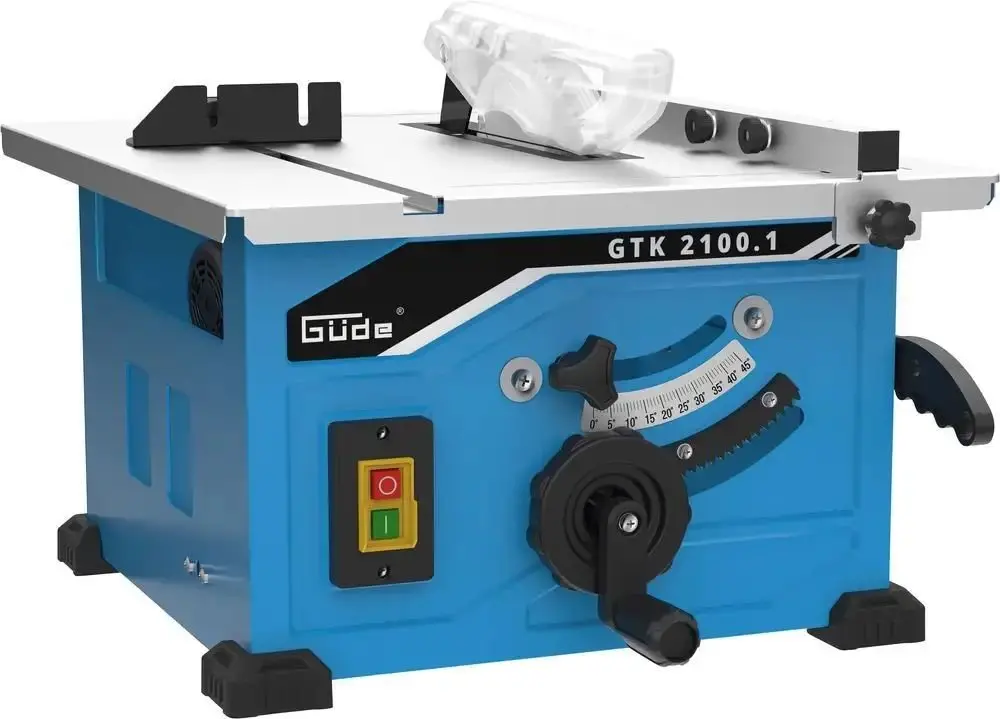 Produktfoto 1 von Güde 55253, Q9 Tischkreissäge Kappsäge GTK 2100.1 230V/1200 W schwenkbar 0-45 °