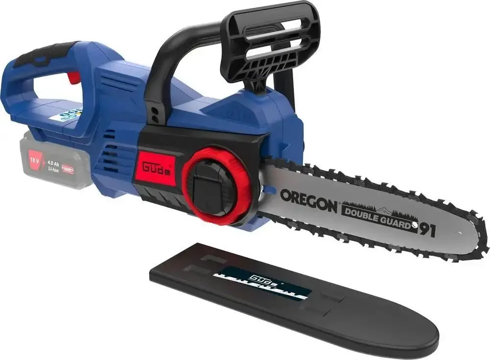 Produktfoto 1 von Güde 58407, Akku Kettensäge KS 18-0 18V E³ Kettenschnellspannsystem Solo