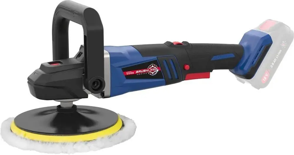 Produktfoto 1 von Güde 58463, Akku Poliermaschine PM 18-0 BL 18V E³ Brushless 180mm Scheibe
