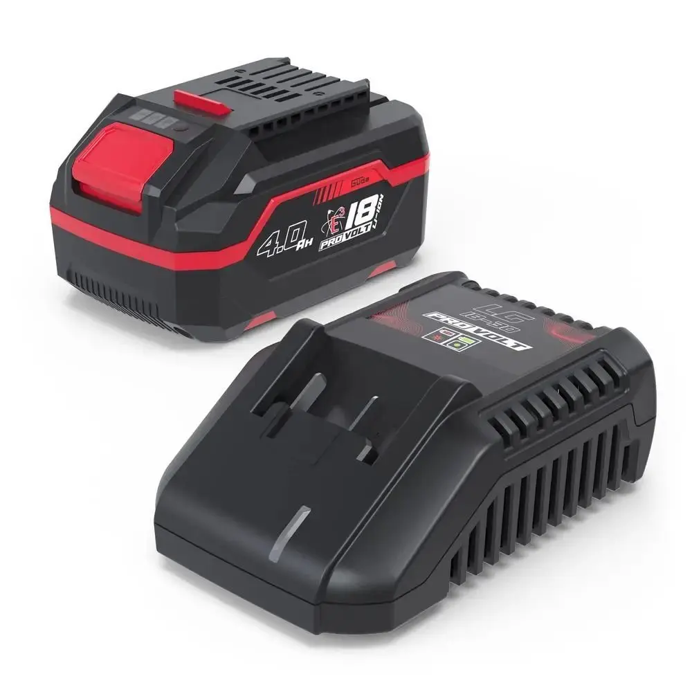 Produktfoto 1 von Güde 58612, Q9 Starter-Kit 4,0Ah Akkupack 3A Schnellladegerät LGAP 18-3040 P