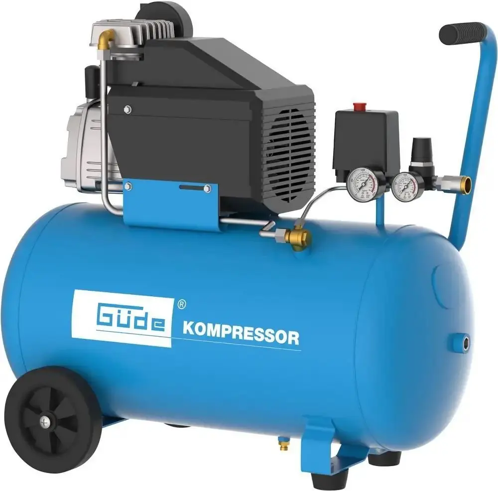 Produktfoto 1 von Güde 50129, Kompressor 260/10/50 ölgeschmiert Direktantrieb 1,5kW 50L