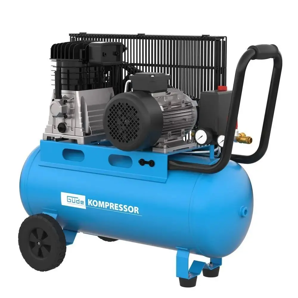 Produktfoto 1 von Güde 50146, Q9 Doppelkolben Kompressor 580/10/50 400V 10 bar 480 L/MIN