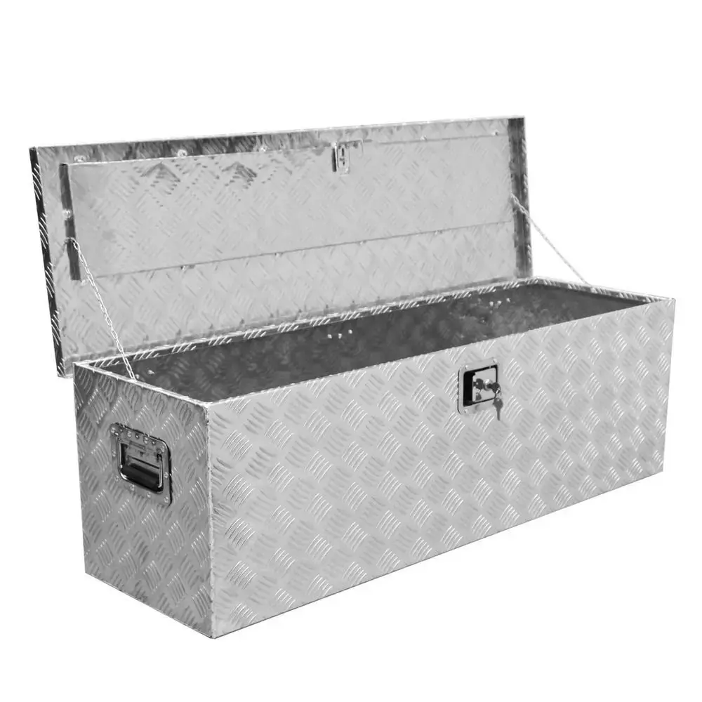Produktfoto 1 von Güde Q9 Alu Werkzeugkasten Transportbox Aufbewahrungsbox aus Riffelblech GT 165