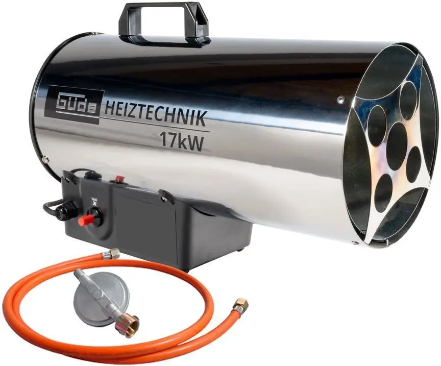Produktfoto 1 von Güde 85006, Gasheizgebläse GGH 17 INOX 220V 17kW Gebläseleistung 500 m³/h