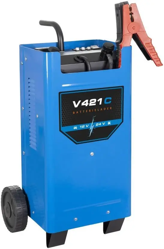 Produktfoto 1 von Güde 85074, Q9 Profi Batterieladegerät V421C 12V / 24V Blei WET 20-800Ah