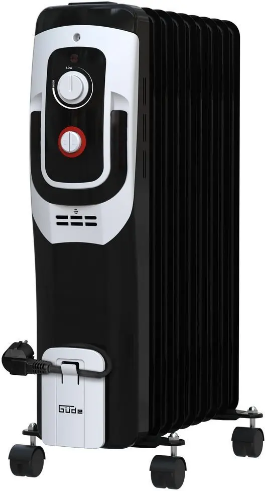 Produktfoto 1 von Güde Ölradiator OR 2000-9 220V 2kW 3-Heizstufen 9-Heizrippen