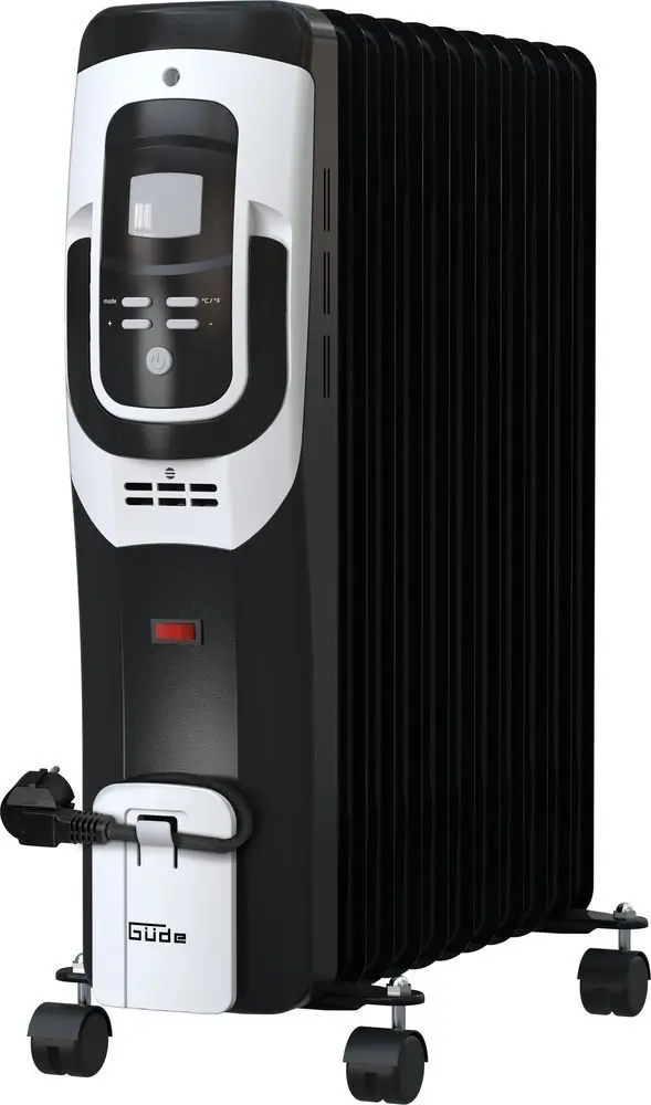 Güde 85193, Ölradiator OR 2500-11 DT 220V 2,5kW 11 Rippen LCD Timer