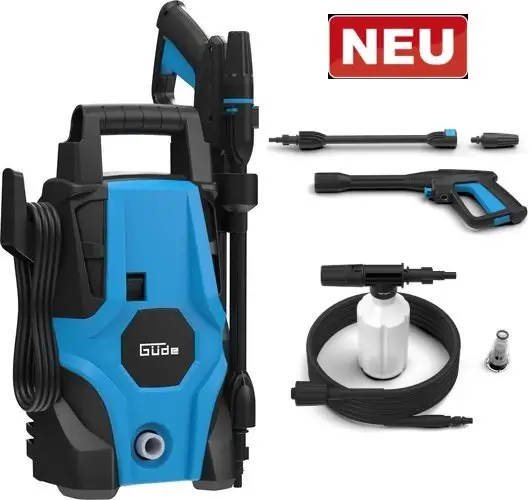 Produktfoto 1 von Güde Q9 Hochdruckreiniger Dampfstrahler Flächenreiniger GHD 1400-105 1400W